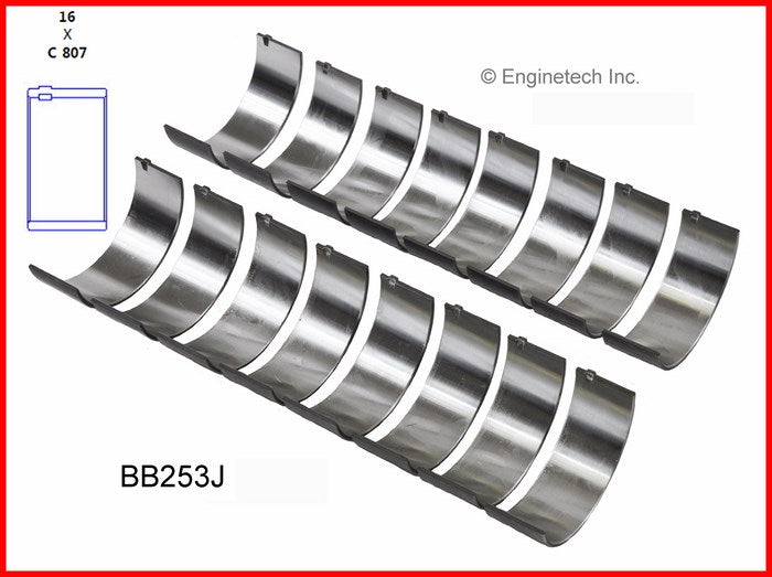 Rod Bearing Set for GM, Chevrolet 5.3L LS-Series Vortec (1999–2013) – 325 OHV V8 16V | 3.780" Bore