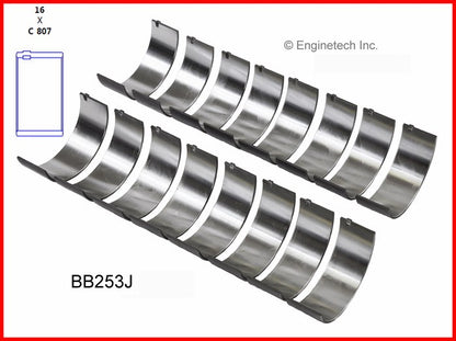 Rod Bearing Set for GM, Chevrolet 5.3L LS-Series Vortec (1999–2013) – 325 OHV V8 16V | 3.780" Bore